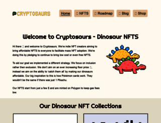 cryptosaurs.one screenshot