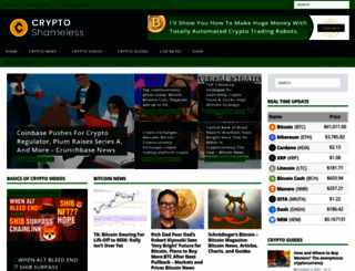 cryptoshameless.com screenshot