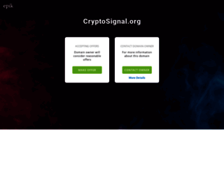 cryptosignal.org screenshot
