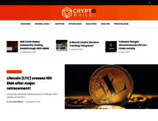 cryptowhile.com screenshot