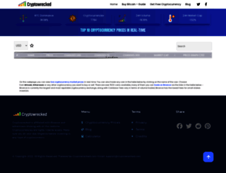 cryptowrecked.com screenshot