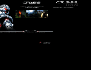 crysisdemo.com screenshot