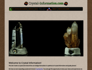 crystal-information.com screenshot