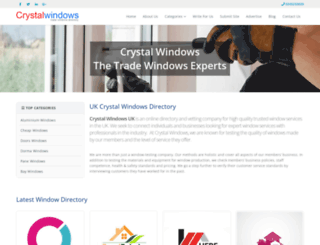 crystal-windows.co.uk screenshot
