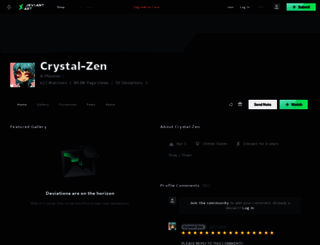 crystal-zen.deviantart.com screenshot