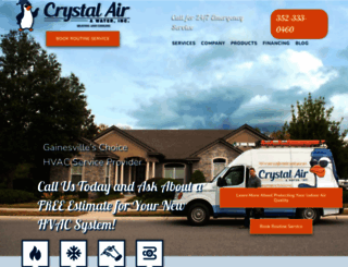 crystalairwater.com screenshot