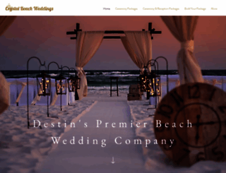 crystalbeachweddings.com screenshot