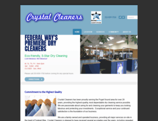 crystalcleanersfederalway.com screenshot