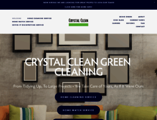 crystalcleangreencleaning.com screenshot
