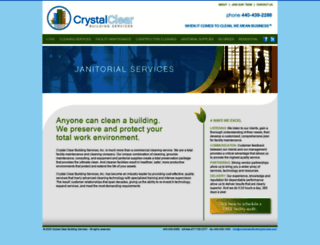 crystalclearbuildingservices.com screenshot