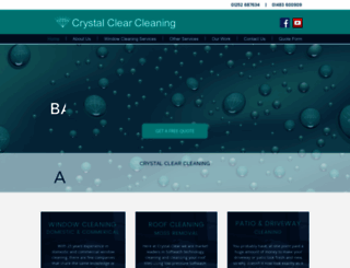crystalclearcleaning.co.uk screenshot