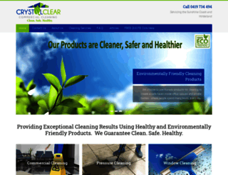 crystalclearcommercialcleaning.com.au screenshot