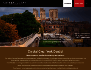 crystalcleardental.co.uk screenshot