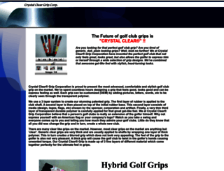 crystalcleargrip.com screenshot
