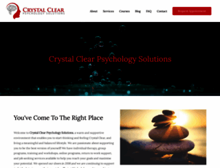 crystalclearpsychologysolutions.com screenshot