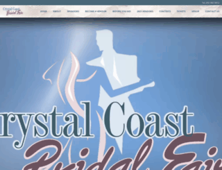 crystalcoastbridalfair.com screenshot