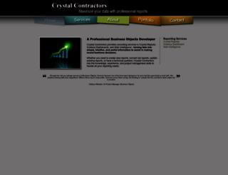 crystalcontractors.com screenshot