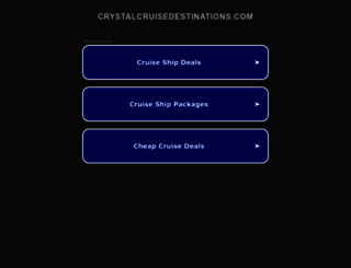 crystalcruisedestinations.com screenshot
