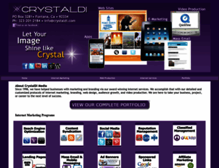 crystaldi.com screenshot