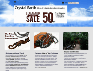 crystalearth.co.uk screenshot