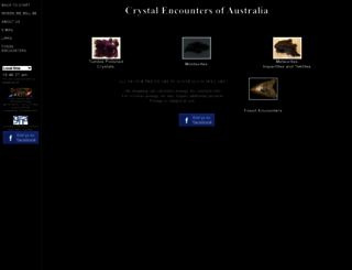 crystalencounters.com.au screenshot