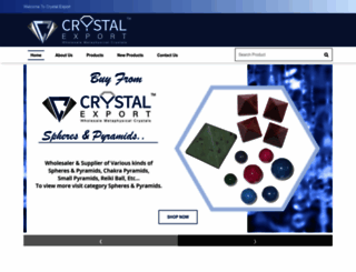 crystalexportindia.com screenshot