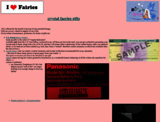 crystalfaeries.net screenshot