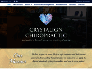 crystalignchiropractic.com screenshot