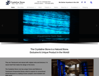 crystalinestone.com screenshot