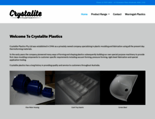 crystaliteplastics.com.au screenshot
