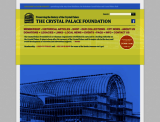 crystalpalacefoundation.org.uk screenshot