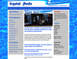 crystalpools.co.uk screenshot