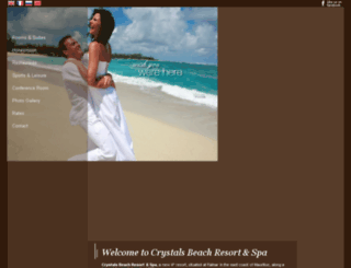 crystalsbeach.com screenshot