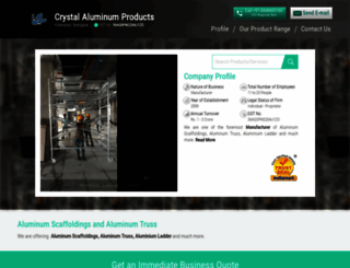 crystalscaffold.com screenshot