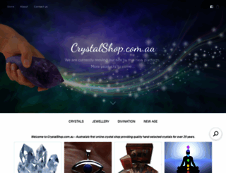 crystalshop.com.au screenshot