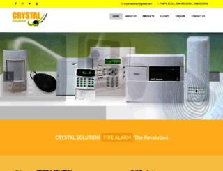 crystalsolution.co.in screenshot