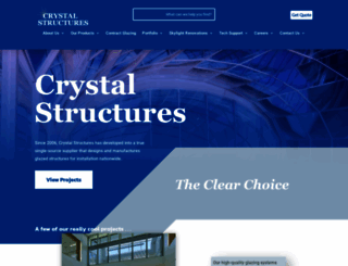 crystalstructuresglazing.com screenshot