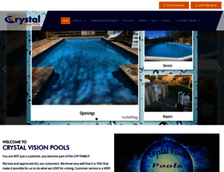 crystalvisionpoolspa.com screenshot