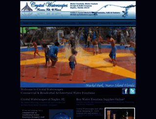 crystalwaterscapes.com screenshot