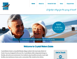 crystalwatersestate.com.au screenshot