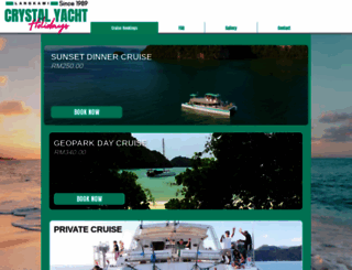 crystalyacht.com screenshot