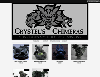 crystelschimeras.storenvy.com screenshot