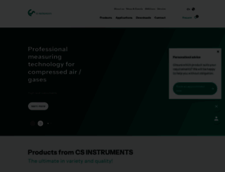 cs-instruments.com screenshot