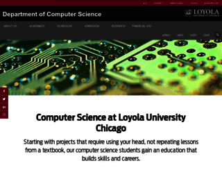 cs.luc.edu screenshot