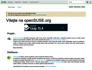 cs.opensuse.org screenshot