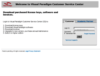 cs.visual-paradigm.com screenshot