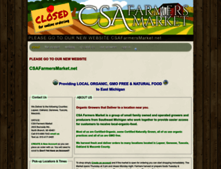 csafarmersmarket.locallygrown.net screenshot