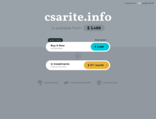 csarite.info screenshot