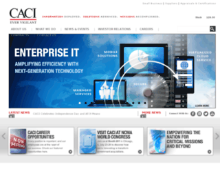 csc-sharepoint.caci.com screenshot