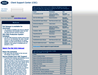 csc.asc-net.com screenshot
